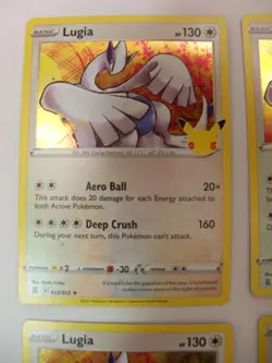 6 Lugia 022/025 Celebrations 25th Anniversary Holo Pokemon Cards - Image 3