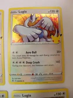 6 Lugia 022/025 Celebrations 25th Anniversary Holo Pokemon Cards - Image 5