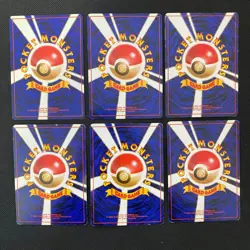 Dark Normal Card Set of 6 Japanese Pokemon Card Old Back s007300 - Image 2