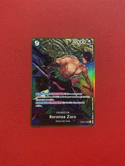 Roronoa Zoro One Piece Japanese Version 2nd Anniversary Set OP06-118 Card TCG - Image 1