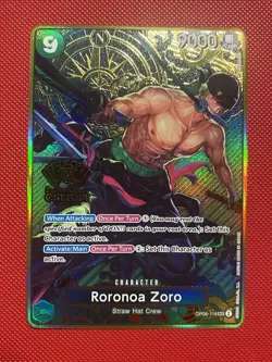 Roronoa Zoro One Piece Japanese Version 2nd Anniversary Set OP06-118 Card TCG - Image 2