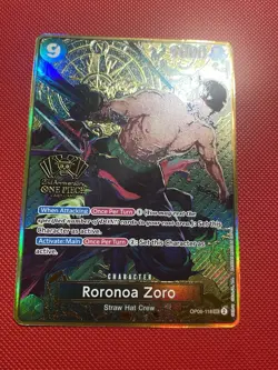 Roronoa Zoro One Piece Japanese Version 2nd Anniversary Set OP06-118 Card TCG - Image 3