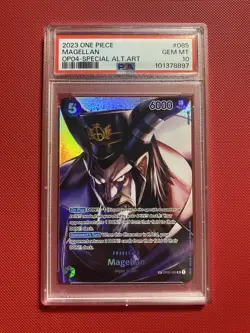 One Piece Card Game TCG English OP02-085 Magellan SP OP04 Alt Art - PSA 10 - Image 2