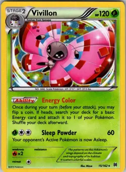Vivillon - (Cosmos Holo) Holo Promo Miscellaneous Cards & Products 015/162 LP-N - Image 1