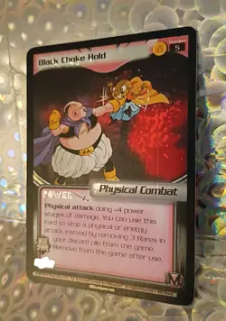 2003 Score CCG - TCG, Rare Foil 5 Star DBZ Card, Black Choke Hold, Preview #5 - Image 1