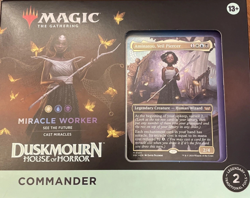 MTG Duskmourn: House of Horror Commander Deck - Miracle Worker NEW Sealed - Image 1