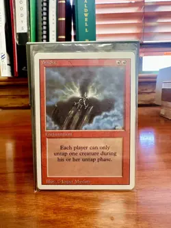MTG Smoke Revised Edition White Border Rare NM - Image 1