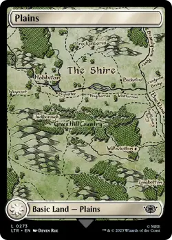 MTG Plains (273) [The Lord of the Rings: Tales of Middle-Earth] Foil Near Mint M - Image 1