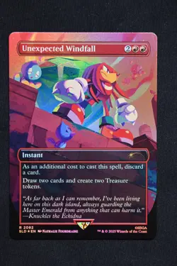 Unexpected Windfall (2092) - Rainbow Foil - Secret Lair Drop Series - Near Mint - Image 1