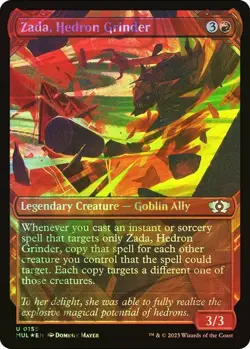 MTG Multiverse Legends Zada, Hedron Grinder x1 Halo Foil Legendary Creature NM - Image 1