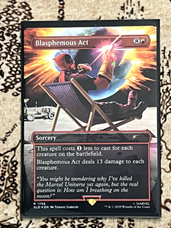 Blasphemous Act (1756) (Rainbow Foil) - Secret Lair Drop Series - 1756 - Foil - Image 1