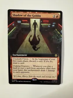 Mtg. Shadow of the Goblin. Extended Art. Marvel's Spider-Man. NM - Image 1
