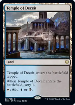 4x Temple of Deceit NM-Mint, English Theros Beyond Death MTG Magic - Image 1