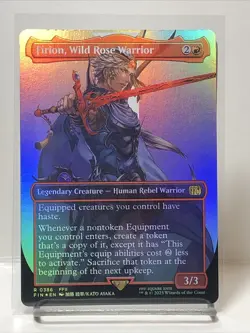 Firion, Wild Rose Warrior (Foil) [Borderless] Final Fantasy 0386 Rare MTG - Image 1