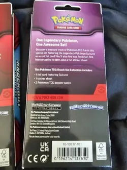 Set Of 2 Pokemon Knockout Collection Kyogre And Suicune Sealed Packages - Image 5