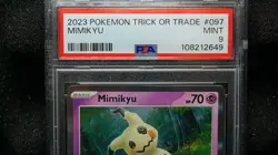 2023 Pokemon TCG Trick Or Trade Mimikyu PSA 9 Low Pop to 77 - Image 2