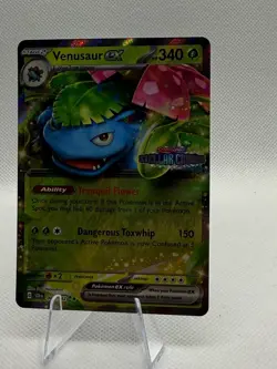 Pokemon TCG Venusaur EX 001/142 Stellar Crown Double Rare NM Condition - Image 1