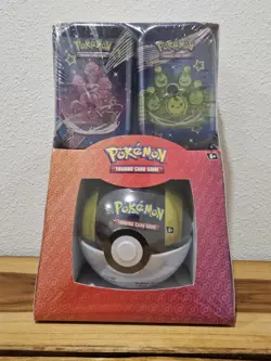 Pokemon Paldean Fates Mini Tins with Poke Ball Sam's Club Exclusive - Image 1