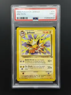 Jolteon 20/64 Jungle Regular Rare Pokemon TCG - PSA 9 Mint - Image 1