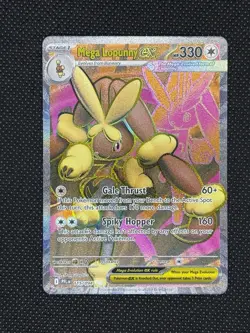 Pokemon TCG MEGA LOPUNNY EX 115/094 ME02: Phantasmal Flames Full Art Ultra Rare - Image 1