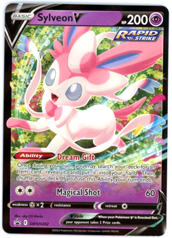 Pokemon TCG Sylveon V SWSH202 Sword & Shield Black Star Promo Ultra Rare - Image 1