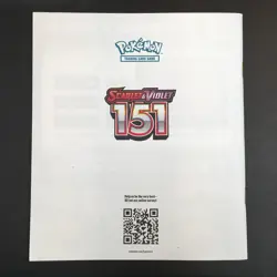 Pokemon TCG Scarlet and Violet 151 Players Guide ETB Checklist Booklet - Image 3