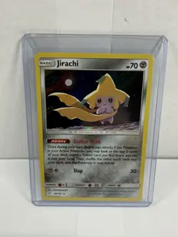 Pokemon Jirachi 99/181 Sun & Moon Team Up Holo Rare - Image 1