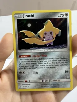 Pokemon Jirachi 99/181 Sun & Moon Team Up Holo Rare - Image 2