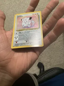 Clefairy 5/102 Base Set Unlimited Holo Rare Pokemon Vintage 1999 WoTC LP - Image 5