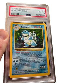 1999 Pokemon Base Set Blastoise #2 Holo - PSA 8 - NEW 2025 CERT 9-Digit - Image 3