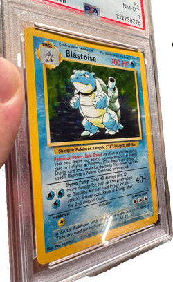 1999 Pokemon Base Set Blastoise #2 Holo - PSA 8 - NEW 2025 CERT 9-Digit - Image 5