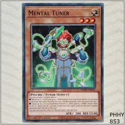 Mental Tuner - PHHY-EN012 - Common 1st Edition Yugioh - Image 1