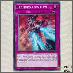 Branded Befallen - PHHY-EN073 - Common 1st Edition Yugioh - Image 1
