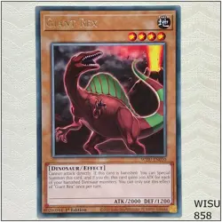 Giant Rex - WISU-EN010 - Rare 1st Edition Yugioh - Image 1