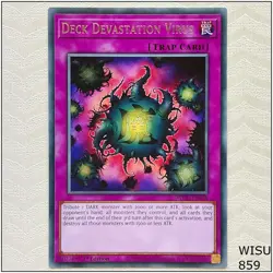 Deck Devastation Virus - WISU-EN058 - Rare 1st Edition Yugioh - Image 1