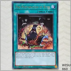 Pre-Preparation of Rites - WISU-EN056 - Rare 1st Edition Yugioh - Image 1