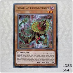 Predaplant Chlamydosundew - LDS3-EN071 - Common 1st Edition Yugioh - Image 1