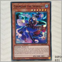 Changshi the Spiridao - DIFO-EN096 - Super Rare 1st Edition Yugioh - Image 1