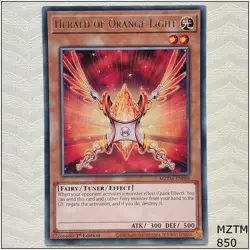 Herald of Orange Light - MZTM-EN068 - Rare 1st Edition Yugioh - Image 1
