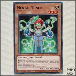 Mental Tuner - PHHY-EN012 - Common 1st Edition Yugioh - Image 1