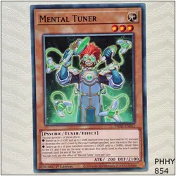 Mental Tuner - PHHY-EN012 - Common 1st Edition Yugioh - Image 1