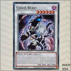 Chaos Beast - PHHY-EN040 - Common 1st Edition Yugioh - Image 1