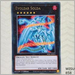 Evolzar Solda - WISU-EN015 - Rare 1st Edition Yugioh - Image 1