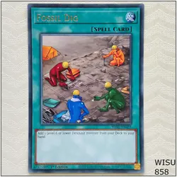Fossil Dig - WISU-EN055 - Rare 1st Edition Yugioh - Image 1