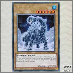 Frostosaurus - WISU-EN008 - Rare 1st Edition Yugioh - Image 1