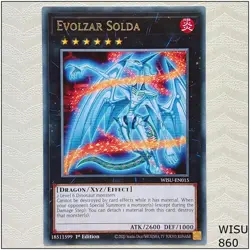 Evolzar Solda - WISU-EN015 - Rare 1st Edition Yugioh - Image 1