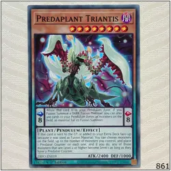 Predaplant Triantis - DIFO-EN019 - Common 1st Edition Yugioh - Image 1