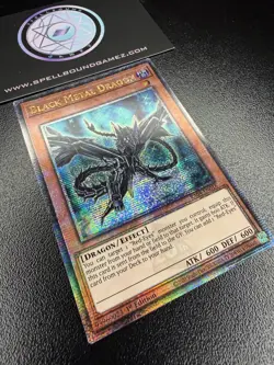 Yu-Gi-Oh! Black Metal Dragon RA04-EN016 Quarter Century Rare 1st Edition - Image 2