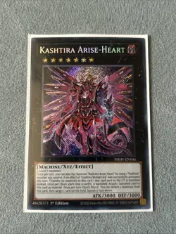 Yugioh! - KASHTIRA ARISE-HEART - 1ST EDITION SECRET RARE PHHY-EN046! Mint! - Image 1