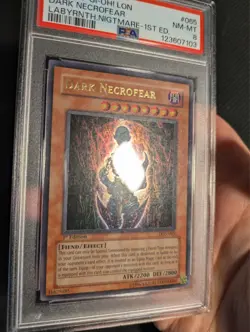 Yugioh Dark Necrofear LON-065 1st Edition Ultra Rare PSA 8 NM-MT! - Image 3